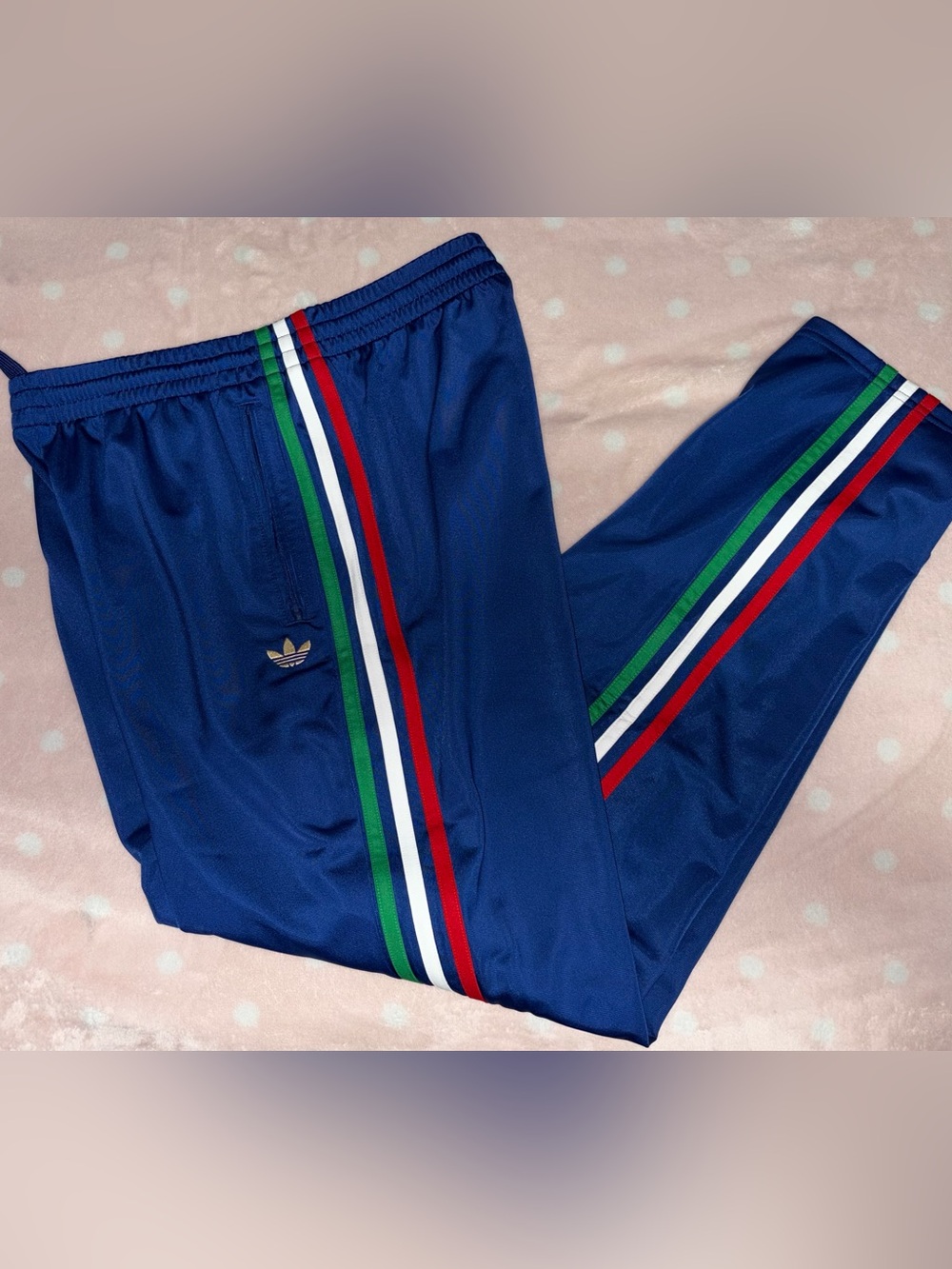 Adidas Originals Firebird Tracksuit Victory Blue Bold Green Red White Size XL